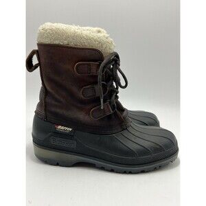 Baffin Insulated Winter Snow Boots Black Leather  Mens 6 Women’s 8 Unisex Preown